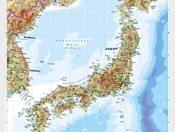 Japan - physisch / politisch